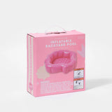 SUNNYLiFE Pink Color Inflatable Backyard Pool Ocean Treasure Rose