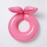 SUNNYLiFE Pink Color Inflatable Kiddy Pool Ring Ocean Treasure Rose