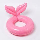 SUNNYLiFE Pink Color Inflatable Kiddy Pool Ring Ocean Treasure Rose