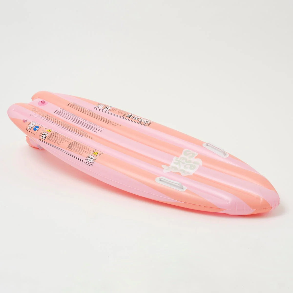 SUNNYLiFE Pink Color Inflatable Ride With Me Surfboard Float Sea Seeker Strawberry