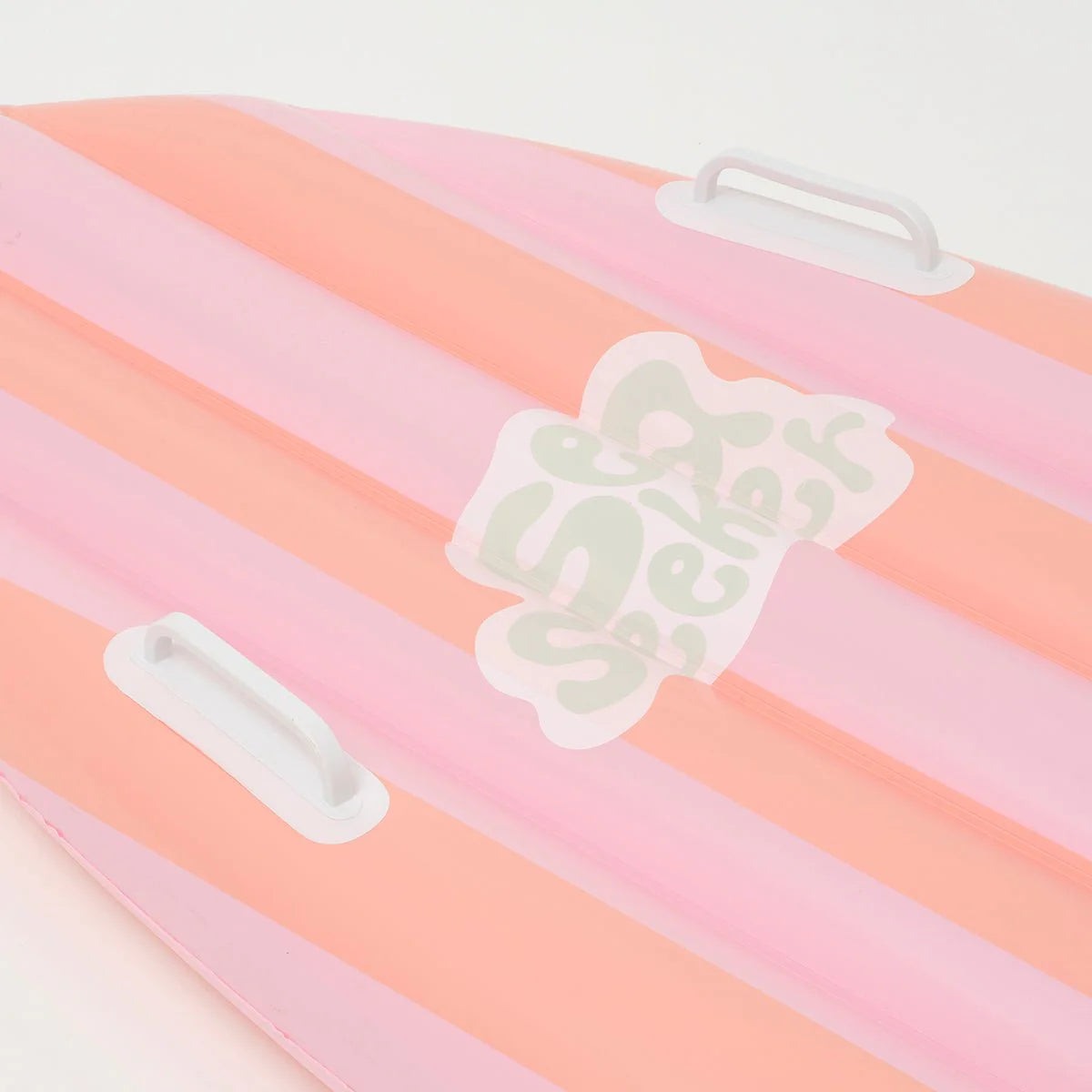 SUNNYLiFE Pink Color Inflatable Ride With Me Surfboard Float Sea Seeker Strawberry
