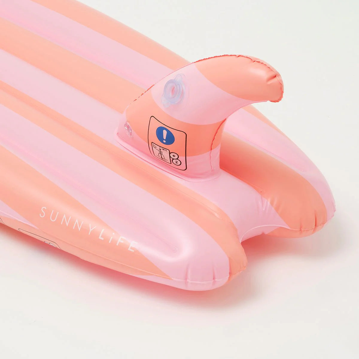 SUNNYLiFE Pink Color Inflatable Ride With Me Surfboard Float Sea Seeker Strawberry