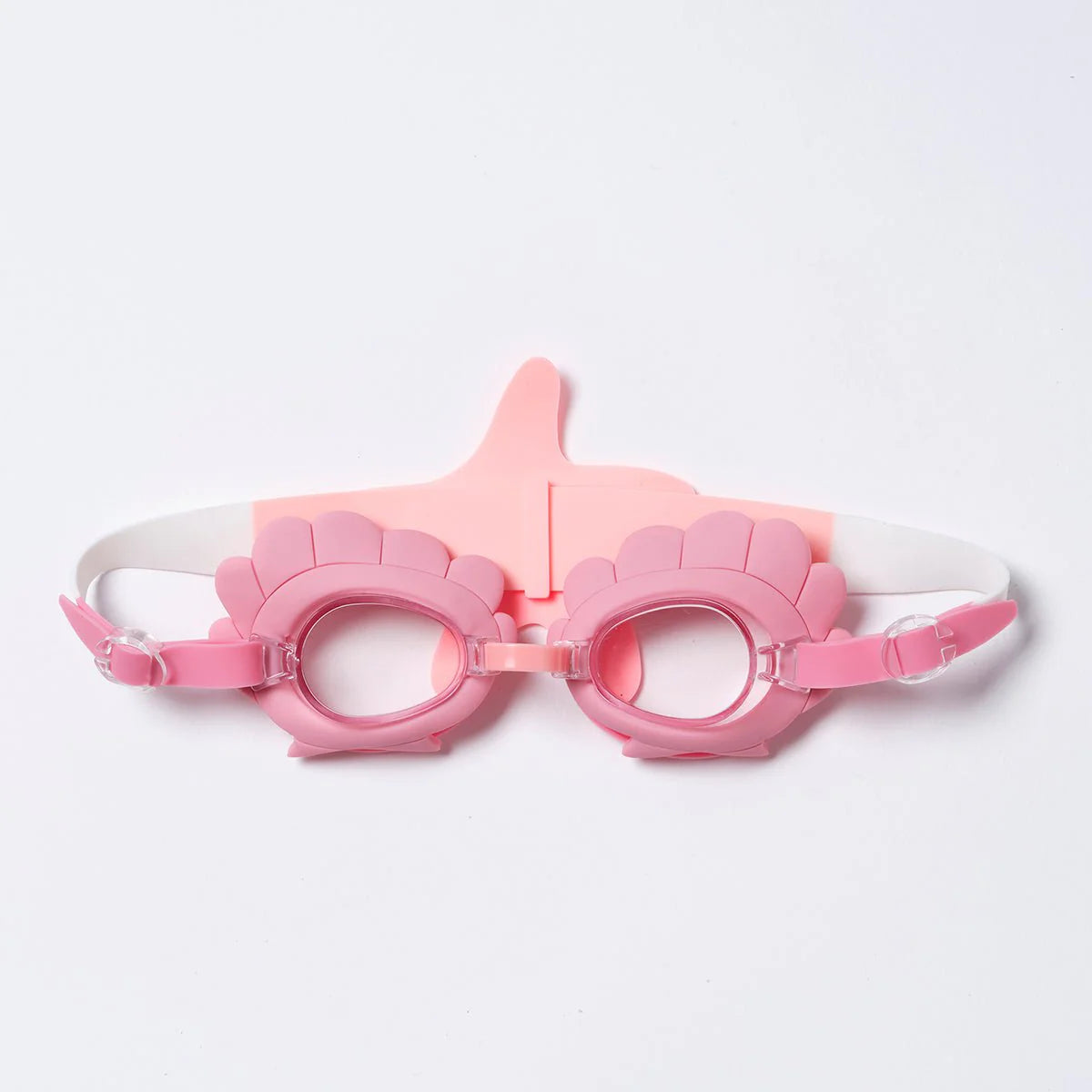 SUNNYLiFE Pink Color Mini Swim Goggles for Kids Ocean Treasure Rose