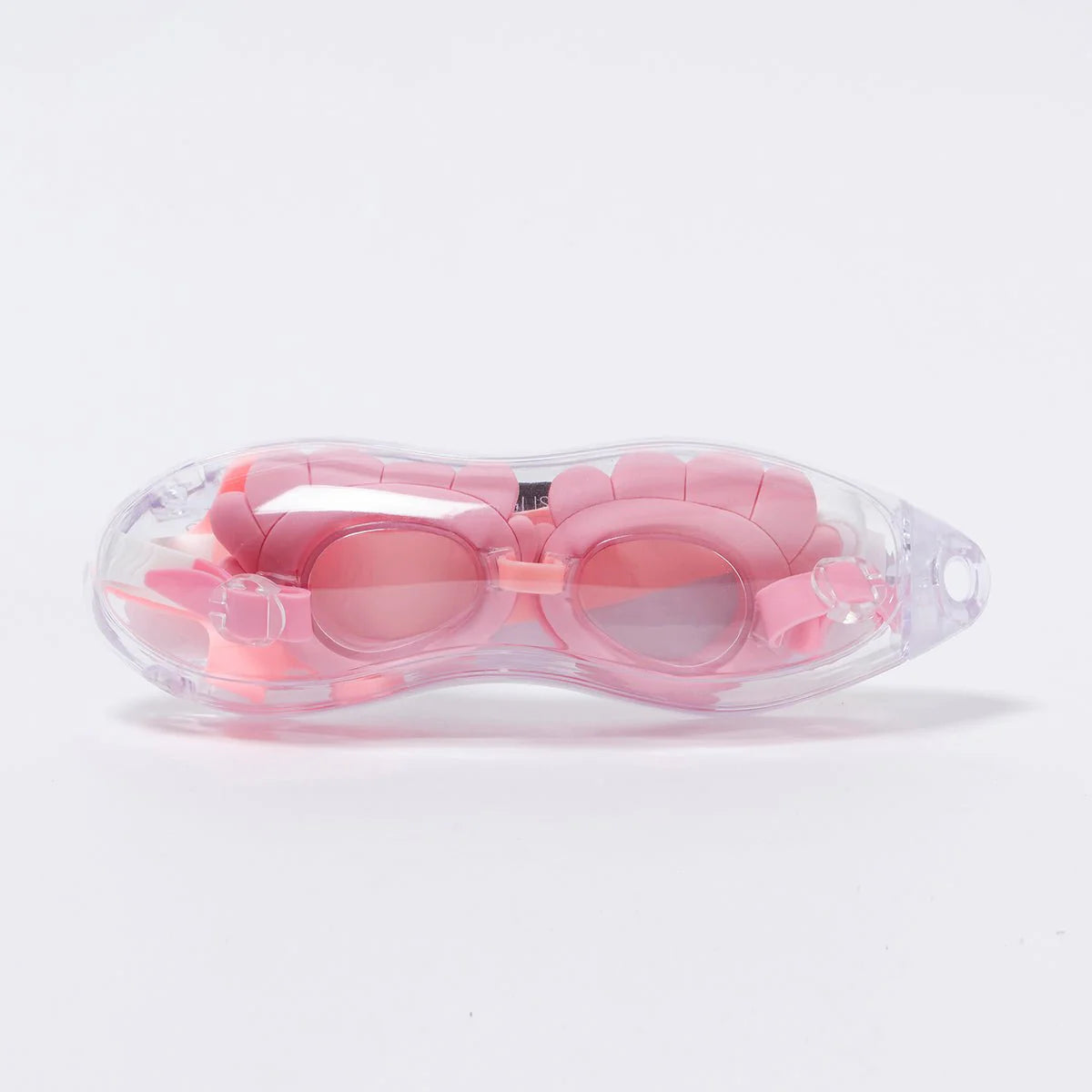 SUNNYLiFE Pink Color Mini Swim Goggles for Kids Ocean Treasure Rose