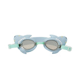 SUNNYLiFE Salty The Shark Mini Swim Goggles Aqua