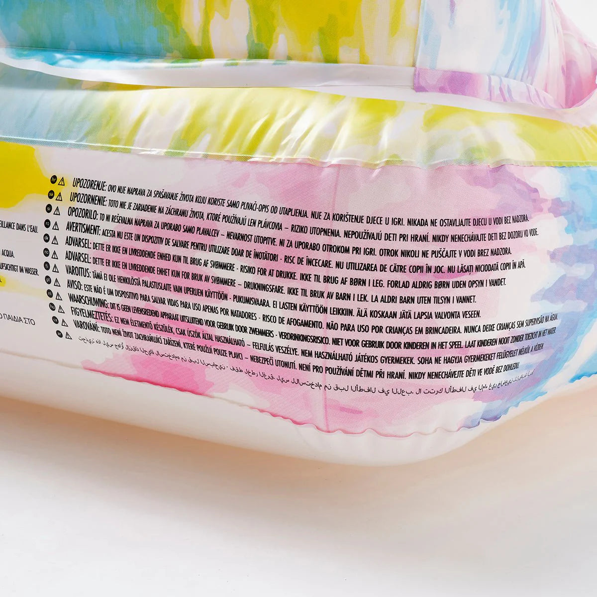 SUNNYLiFE Tie Dye Color Lilo Lounger Sorbet