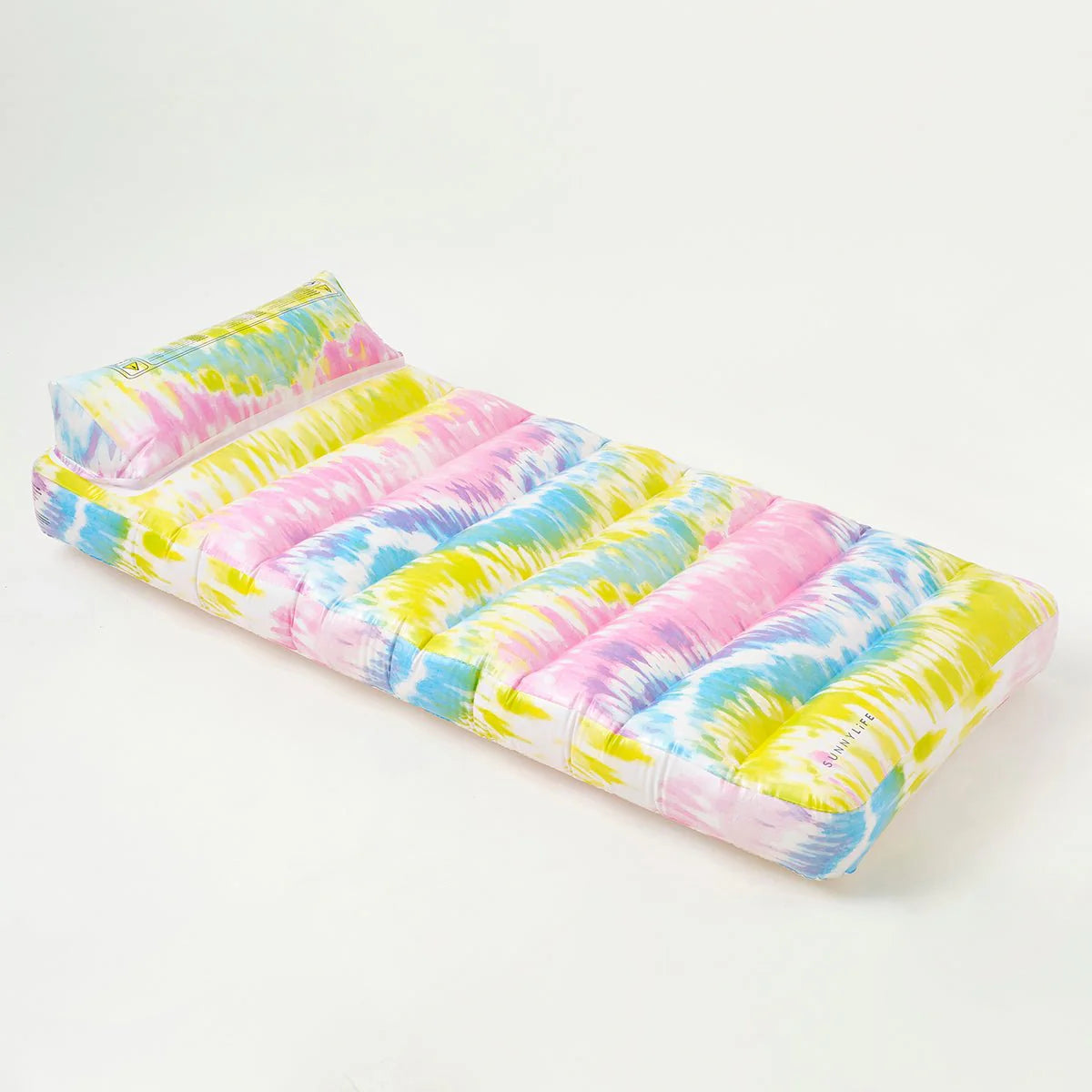 SUNNYLiFE Tie Dye Color Lilo Lounger Sorbet