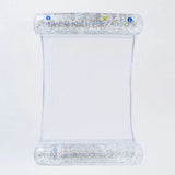 SUNNYLiFE Transparent Inflatable Bolster Hammock Float Glitter