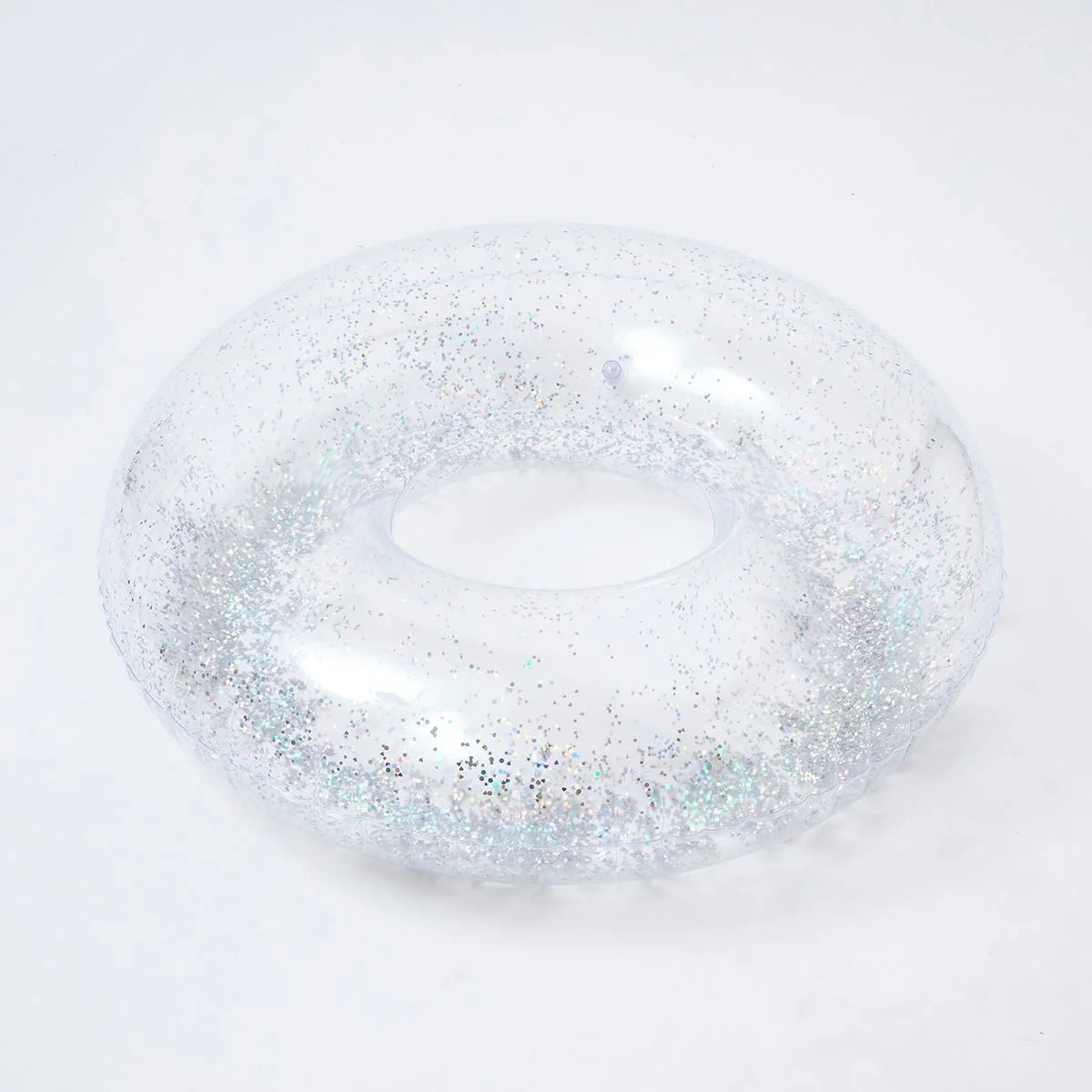 SUNNYLiFE Transparent Inflatable Pool Ring Glitter