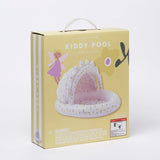 SUNNYLiFE White Color Floral Inflatable Kiddy Pool Mima The Fairy Lemon