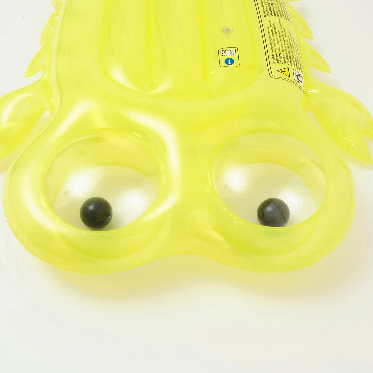 SUNNYLiFE Yellow Color Inflatable Luxe Lie-On Float Sonny The Sea Creature