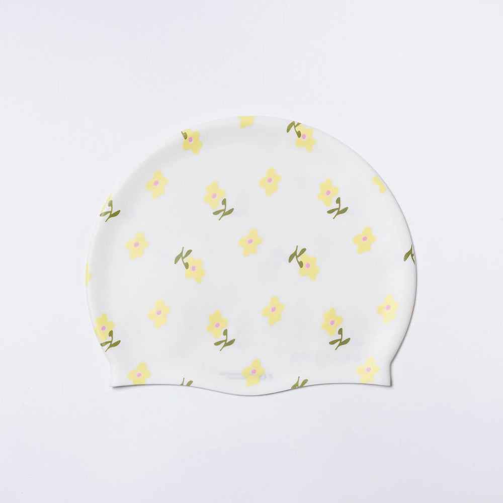 SUNNYLiFE Yellow Color Shaped Swimming Cap Mima The Fairy Lemon
