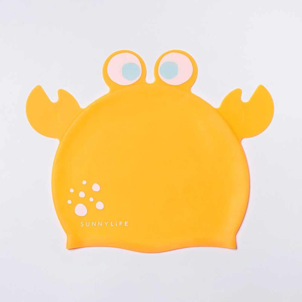 SUNNYLiFE Yellow Color Shaped Swimming Cap Sonny The Sea Creature