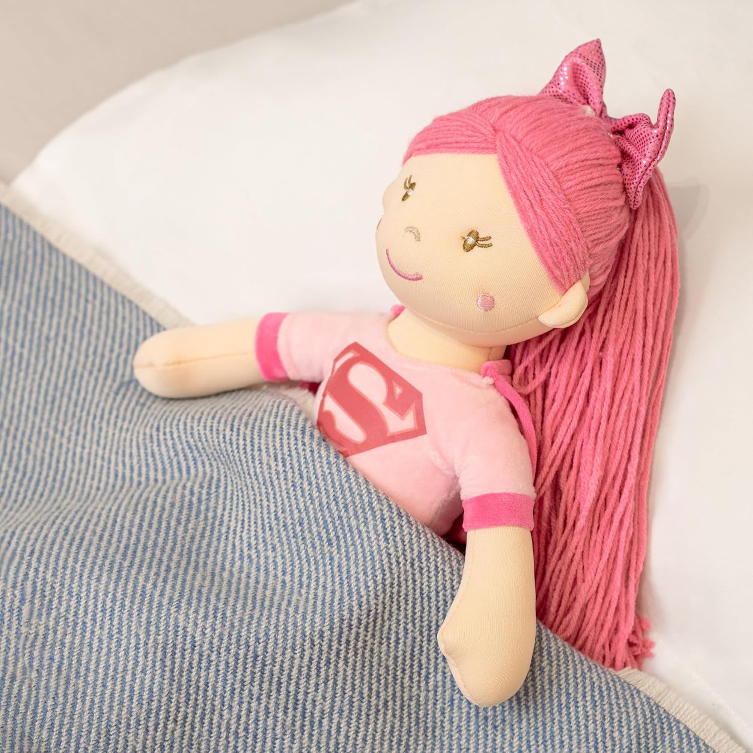 Mirada Super Girl Rag Doll - 38 cm