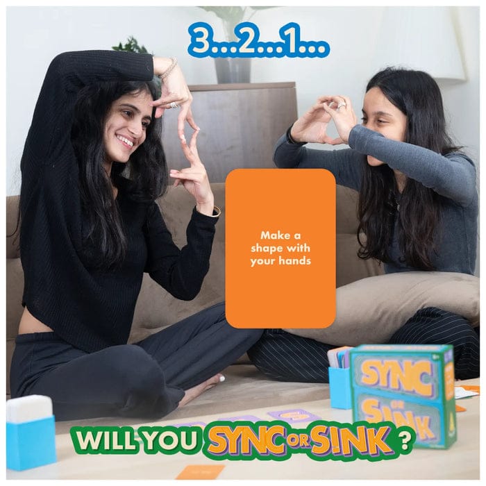 Sync or Sink - Hilarious Family Card Game for Kids