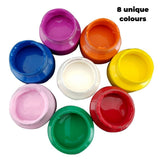 Toykraft 8 in 1 Washable Finger Paints
