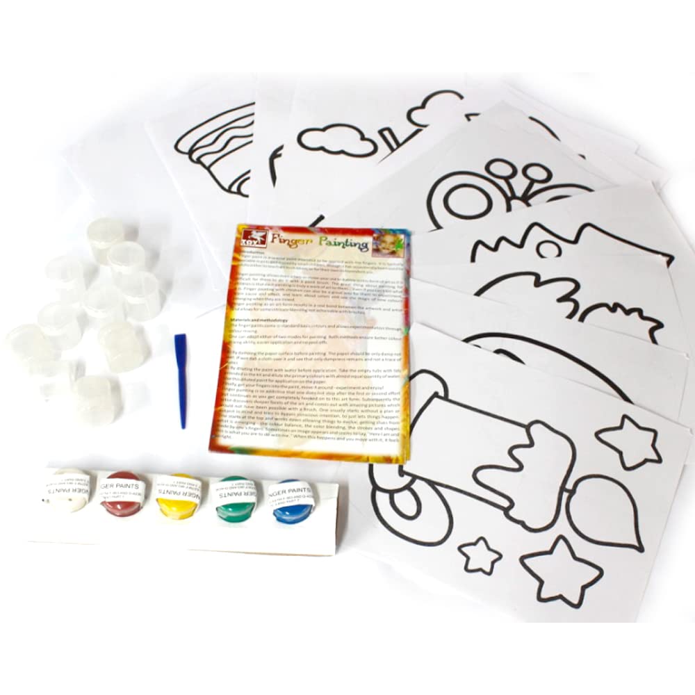 Toykraft Finger Painting Art Activity Kit