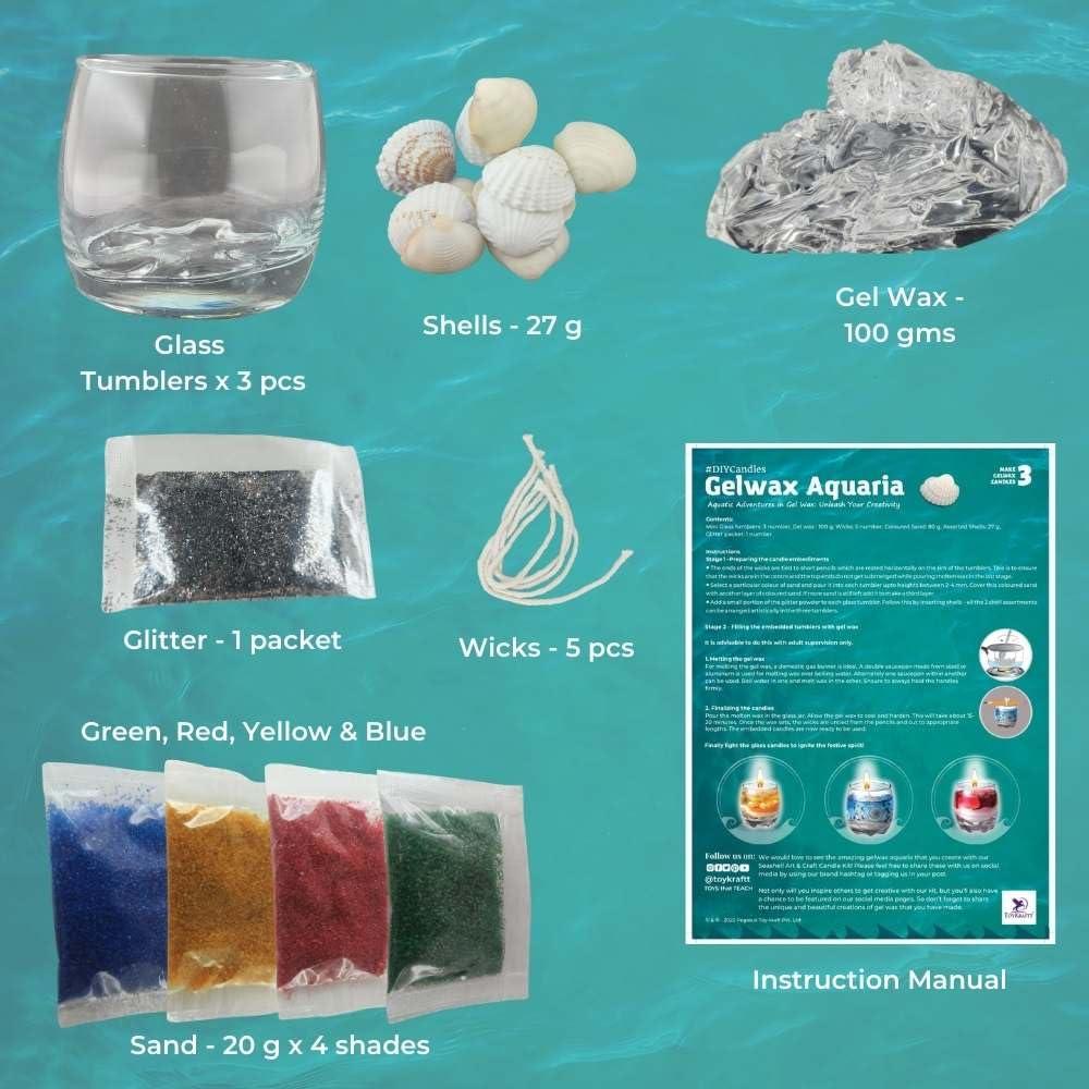 Toykraft Gelwax Candles Aquaria