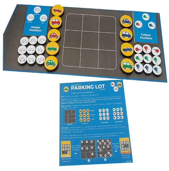 Toykraft Magnetic Parking Lot Game - Junior Edition