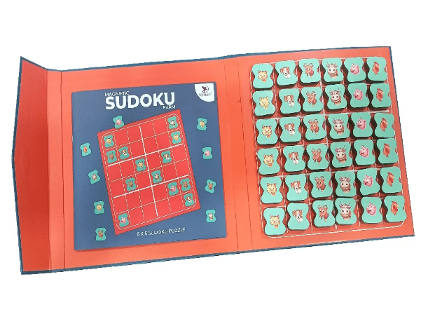 Toykraft Magnetic Sudoku Farm - 6x6 Sudoku Puzzle