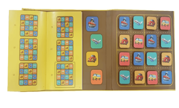 Toykraft Magnetic Sudoku Transport - 4x4 Sudoku Puzzle