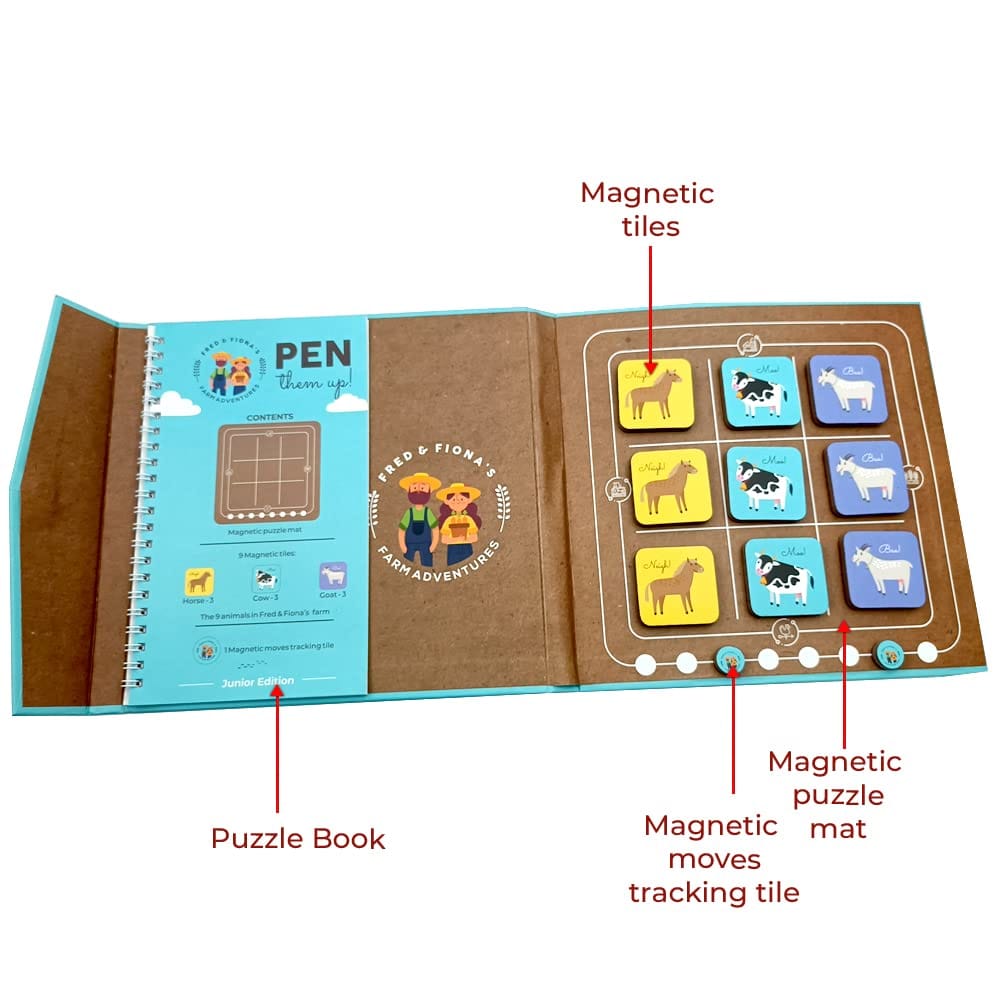 Toykraft PEN them up - Logic based Magnetic Puzzle Game