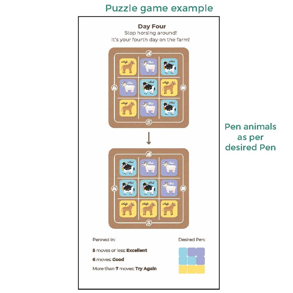 Toykraft PEN them up - Logic based Magnetic Puzzle Game