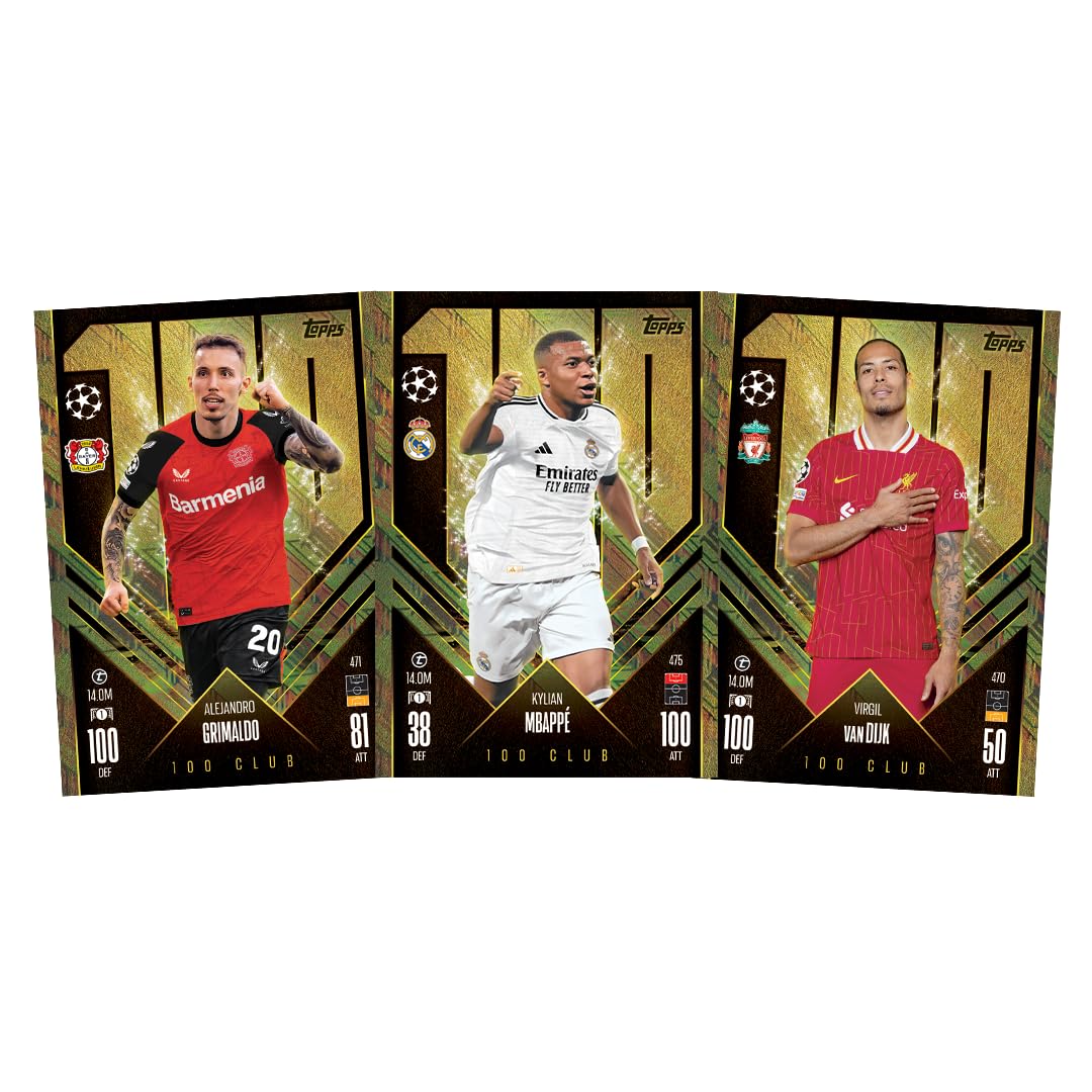 Topps UEFA Champions League Match Attax 24/25 Trading and Collectible Card Game 20 Cards Pack