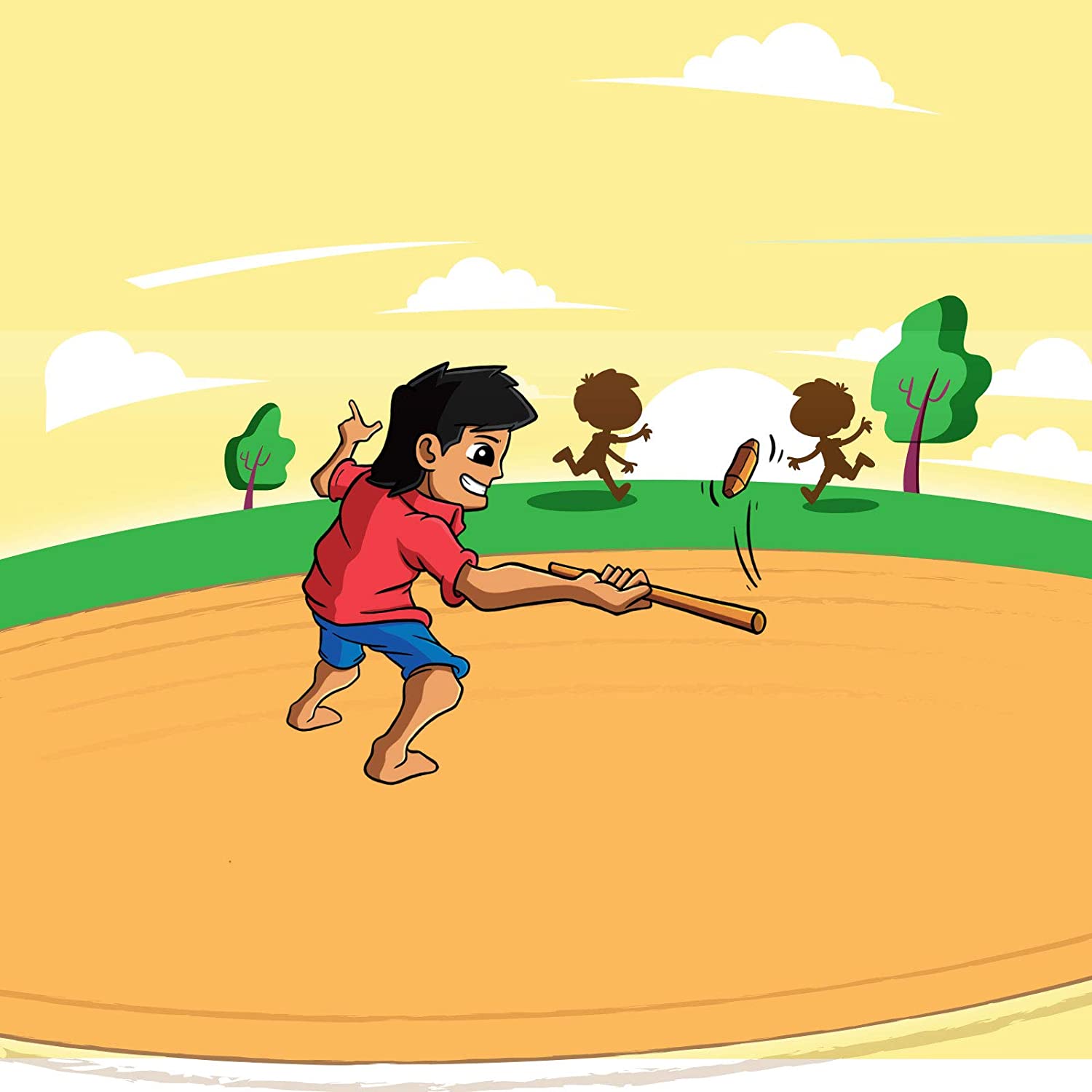 Funskool Traditional Games Gilli Danda