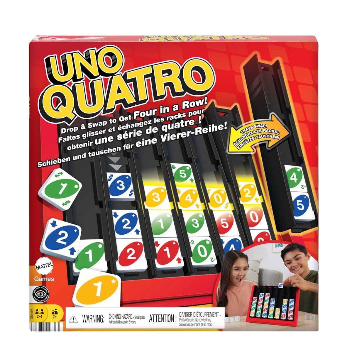 Mattel Games UNO Quatro Game