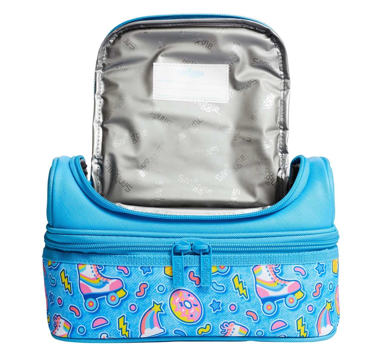 Smiggle Bright Side Double Decker Two tier Lunch Box