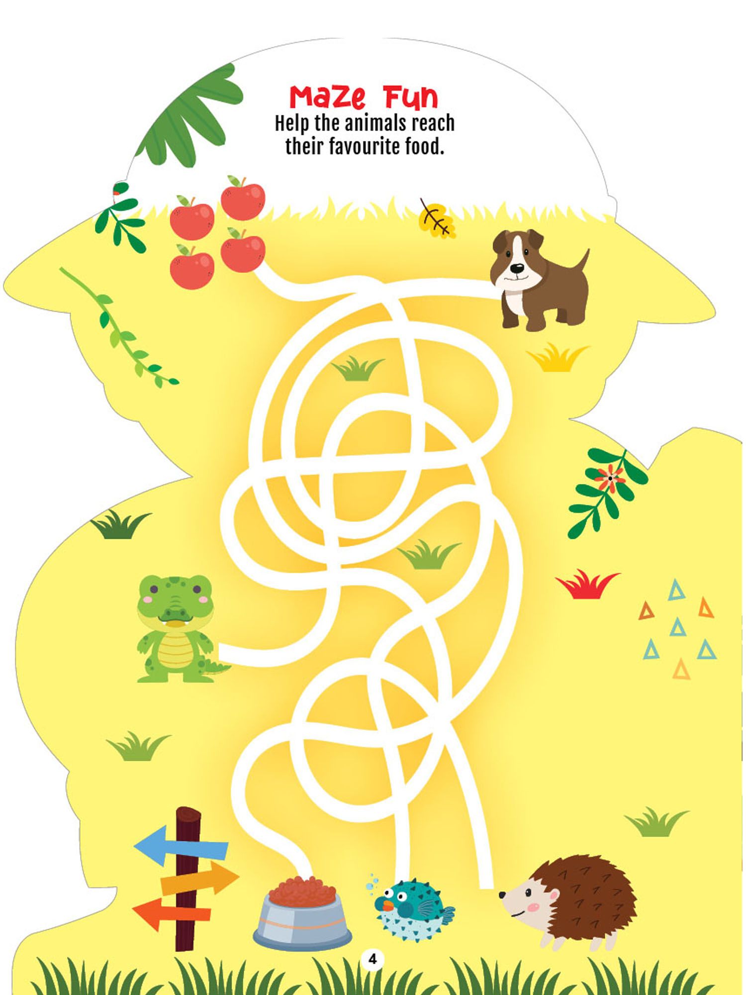 Dreamland Publications - Step into the Animal Kingdom- Activity and Colouring Fun Book for Age 4+