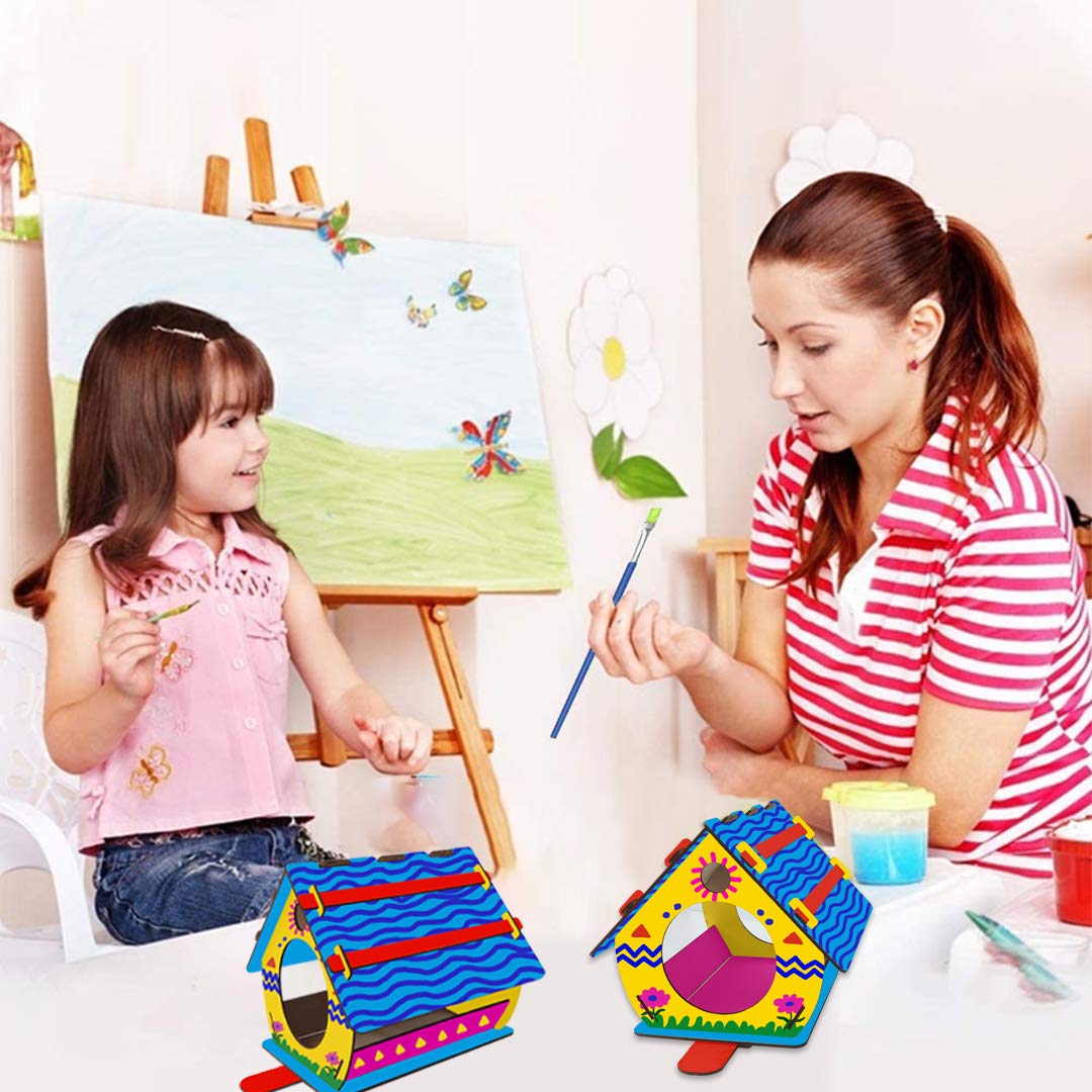 Webby DIY Wooden Build and Paint Bird House