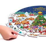 Webby Wooden Christmas Town Puzzle