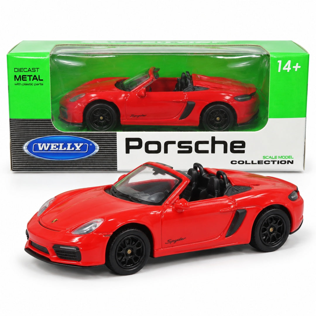 Welly: Porsche 718 Spyder RS - Red