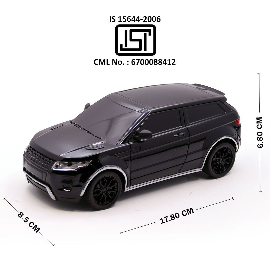 Funskool Volt Rush 1:24 Scale RC Speed -X Black Car