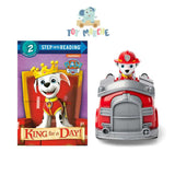 Paw Patrol Marshall Fire Engine with Marshall Figure And King for a Day (Step Into Reading Level 2)
