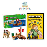 Lego Minecraft 21259 The Pirate Ship Voyage And Minecraft Brain Games