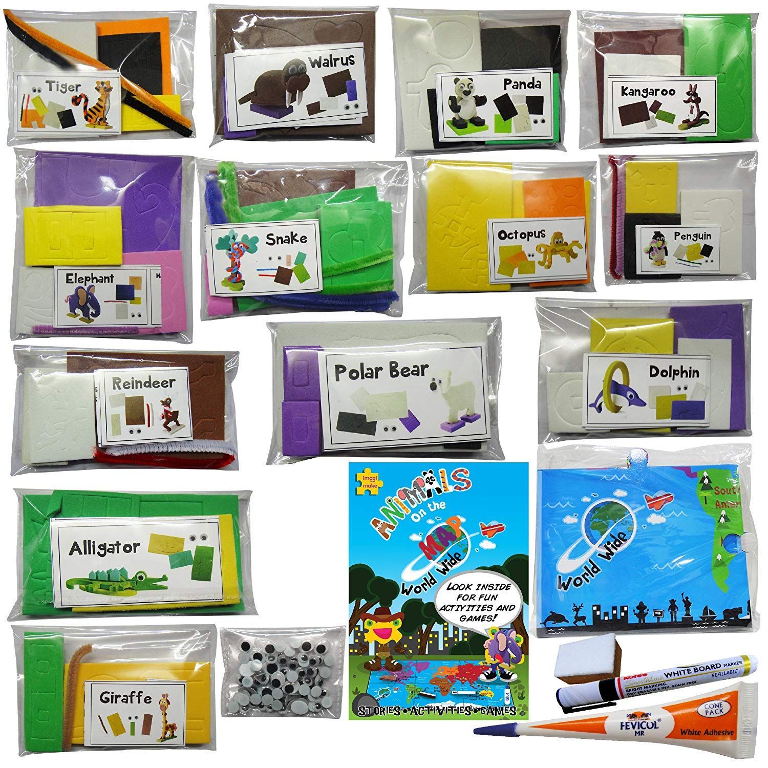 Imagimake Animals On The Map