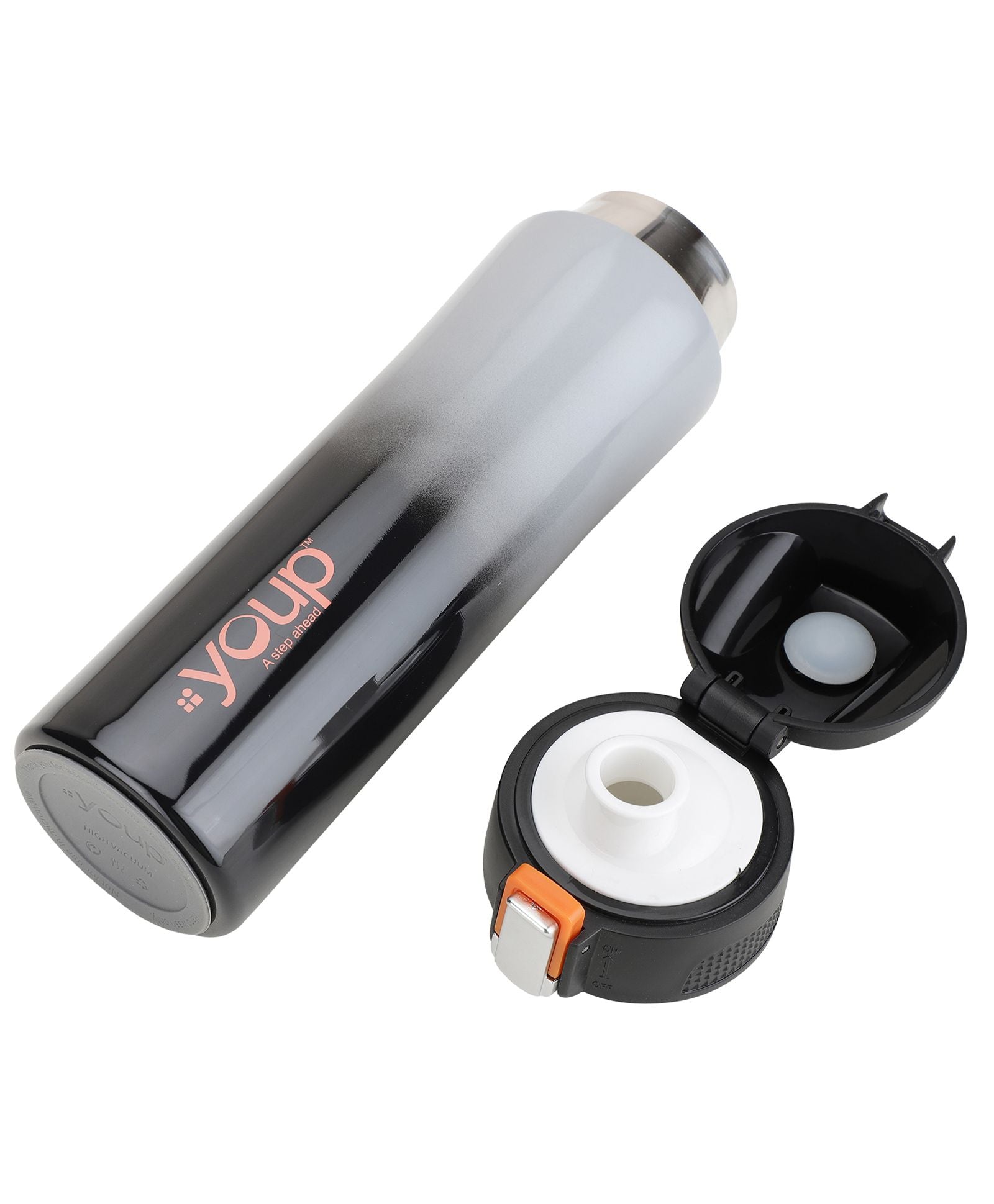Youp Lexus Thermo Steel Bottle 600ml - Grey