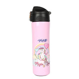 Youp Rolex Thermo Steel Bottle 500ml - Unicorn - Pink
