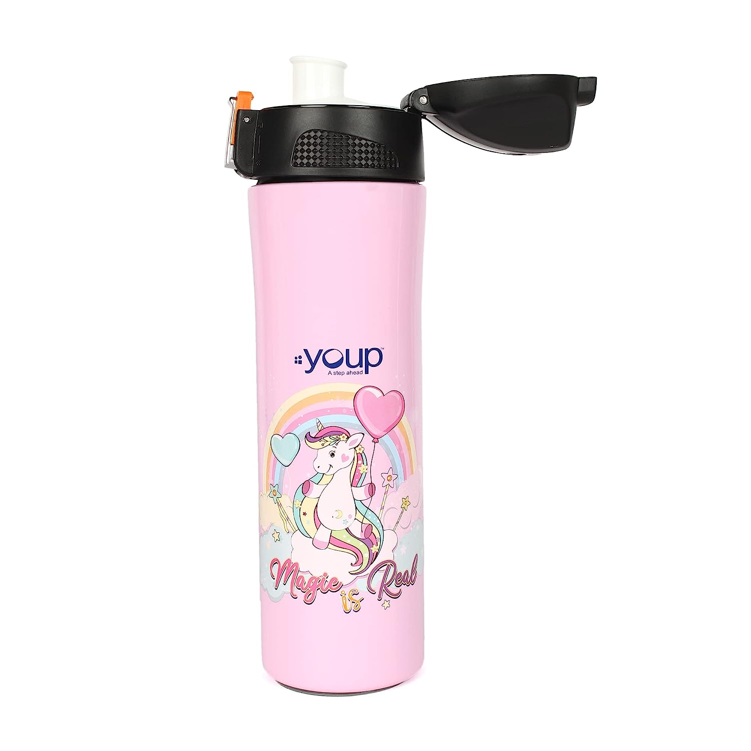 Youp Rolex Thermo Steel Bottle 500ml - Unicorn - Pink