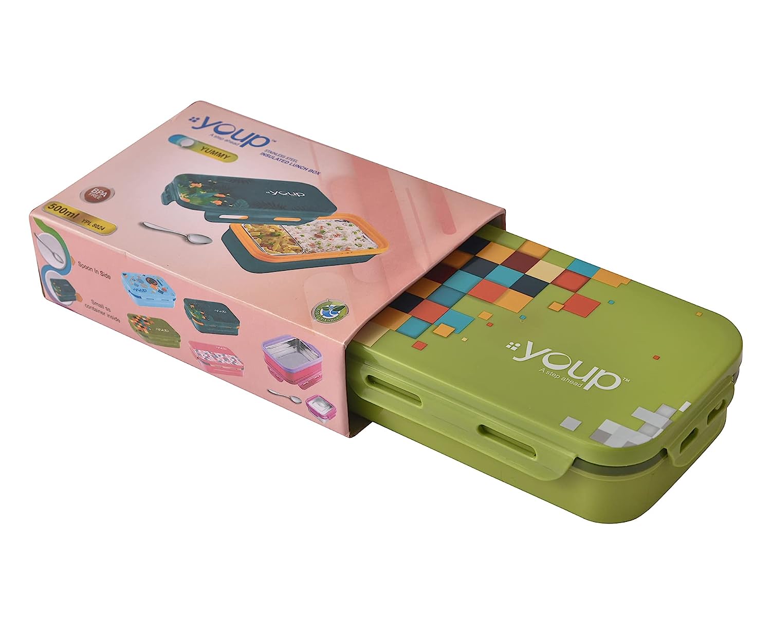 Youp Yummy Lunch Box Yummy Light Green