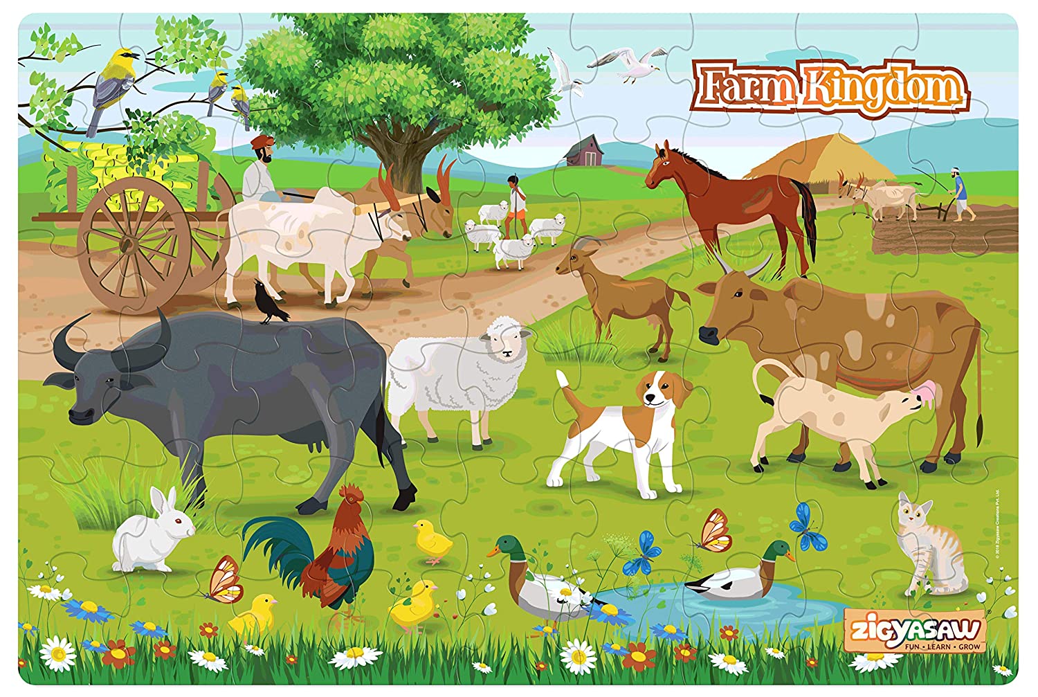 Zigyasaw Farm Kingdom Premium Giant Floor Puzzle