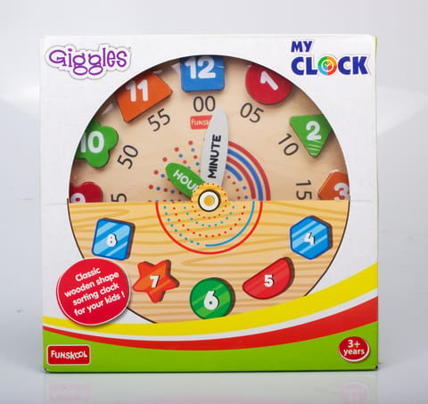 Giggle My Clock Shape sorting clock puzzle