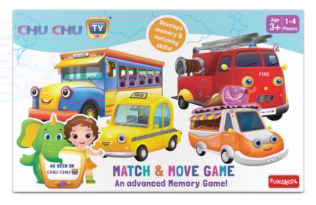 Chu Chu Tv Match And Move Memory Game