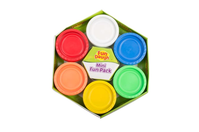 Fundough Mini Fun Pack - 6 tubs