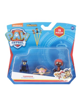 PAW PATROL PENCIL TOPPERS 3 PACK