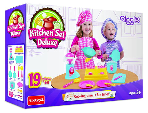 Funskool Kitchen Set Deluxe 19 piece set