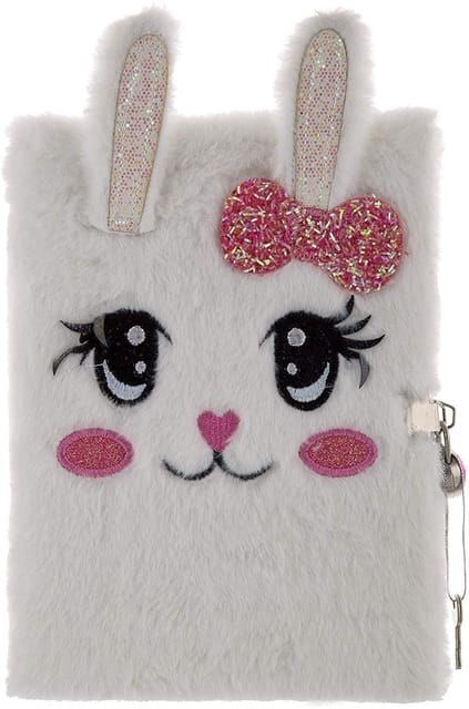 Mirada Miss Bunny Plush Notebook